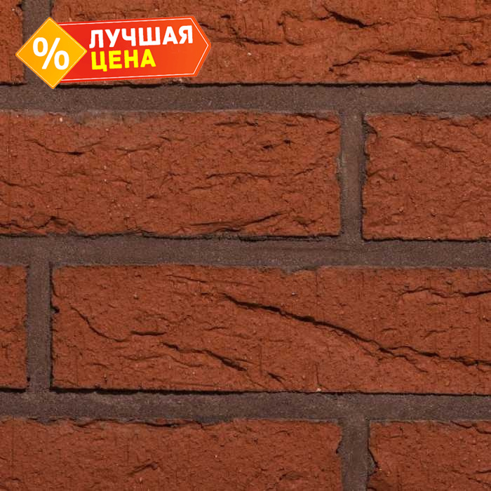 Кирпич облицовочный Terca Nordic Retro Line Red, 285х85х60 мм