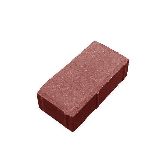Брусчатка 200х100х60 мм. ЭДД 1.6 Красно-коричневый