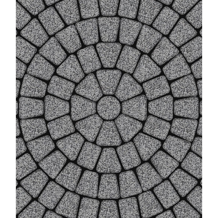 Тротуарная плитка Выбор Классико Б.2.КО.6 60 мм Стоунмикс Серый с черным