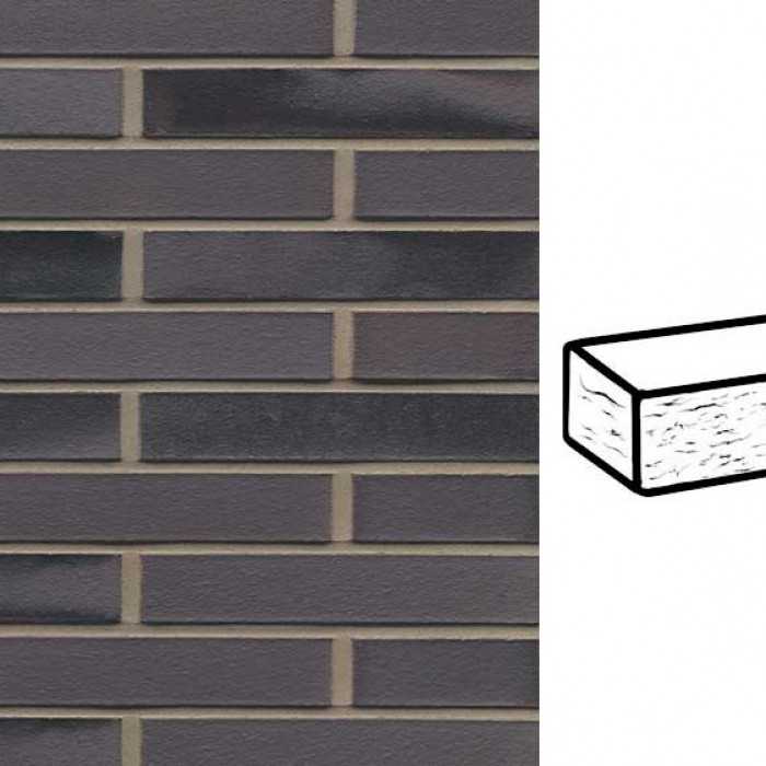 Кирпич клинкерный Muhr 15 Schwarz-bunt Edelglanz рустик, 290х90х52 мм