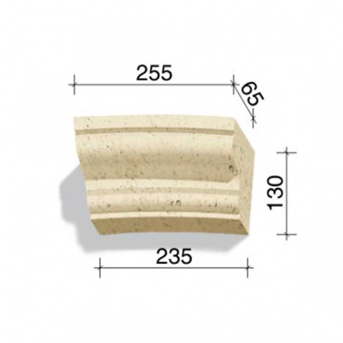 Арочный элемент White Hills 737-13, 130*255/235*65 мм